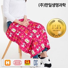 한일생명과학 스누피 전기요 무릎담요 전기담요, 소형