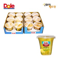 Dole 컵과일 후룻컵 198gx12개 파인애플컵 간편간식 디저트 슬라이스과일 무배, 12개, 198g