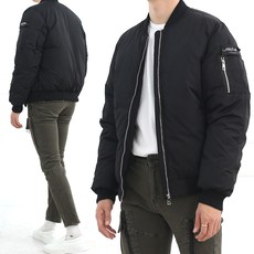 겨울 숏패딩 항공 점퍼 남성 혹한기 블루종 자켓 카키 블랙 무지 기본 잠바
