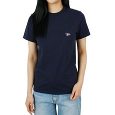 21SS 메종키츠네 트리컬러 폭스 반팔 FW00107KJ0010