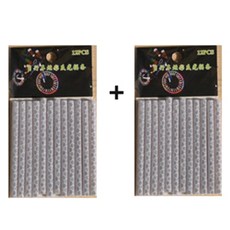 12pcs 자전거 조명 휠 림 스포크 클립 튜브 안전 경고등 사이클링 자전거 스트립 반사 반사경 자전거 액세서리, 2pcs 은색