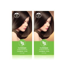 TS 착한염색 120g, 6호 진한갈색, 2개