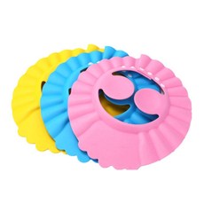 다데 똑딱이 귀마개 샴푸캡 DD-10167, 노랑
