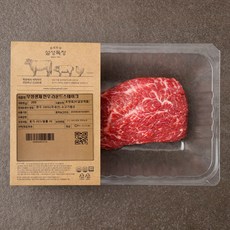 설성목장 무항생제 인증 한우 1++등급(7이상) 라운드 스테이크, 200g, 1개