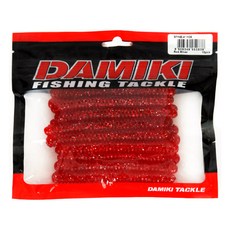 다미끼 스파인 4인치 루어미끼 15p, 108 RED SILVER, 8g