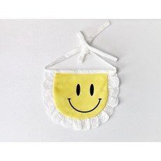 강아지 스마일 스카프 케이프 애견애묘 레이스 턱받이 고양이 반다나 반려동물 악세사리, 블루