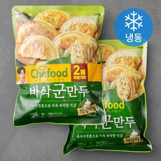 쉐푸드 바삭 군만두 (냉동), 385g, 2개입