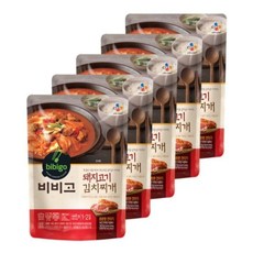 비비고 돼지고기 김치찌개 460g x 5봉, 165개