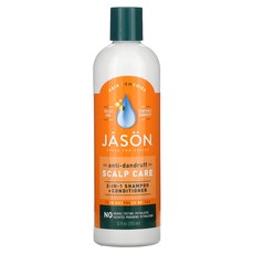 Jason Natural 모발 관리 비듬 방지 두피 케어 투인원 샴푸 + 컨디셔너 355ml(12fl oz)