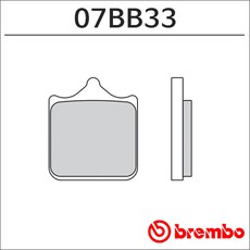 브렘보 -20 S1000RR 프론트 브레이크패드 07BB33SR 트랙데이용 SR등급