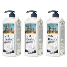 밀크바오밥 헤어트리트먼트 화이트머스크향, 1000ml, 3개