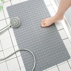 PG 실리콘 흡착식 욕조 욕실 화장실 안전 바닥 미끄럼방지 매트, 70cm*40cm, 1개, 아이보리