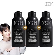 DESSIN 데생 염색샴푸, 300ml(3개)