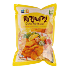 치킨너겟 1KG, 3개