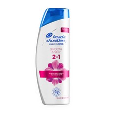 헤드앤숄더 투인원 두피케어 비듬 샴푸 컨디셔너 린스 스무디 실키 400ml, 헤드앤숄더 투인원 두피케어 비