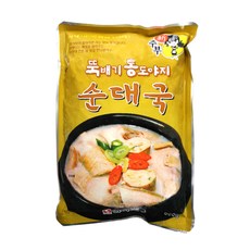 선미식품 (냉동)통도야지 순대국600g, 1세트