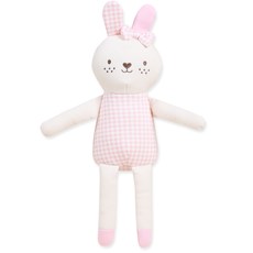 오가닉붐 유아용 롱롱이 토끼 애착인형, 여아