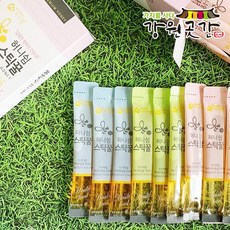 강원도 천연벌꿀 꿀스틱 허니쉼 30포 450g, [오늘출발] 야생화꿀 30개입