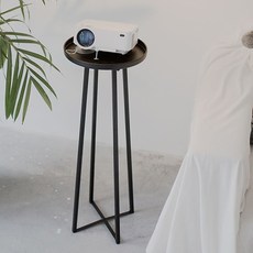 리츠센 슬림핏 사이드테이블, 블랙