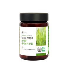 바로푸드 유기농 친환경 보리순 새싹보리 분말 80g, 1통