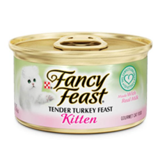 팬시피스트 키튼 텐더 칠면조 고양이 주식캔, 6개, 85g