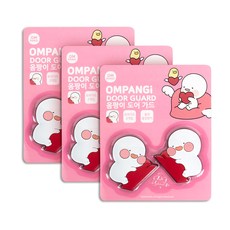 옴팡이 자동차 도어가드 2p, 하트, 3세트