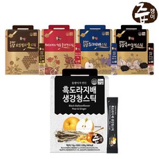 즙쟁이 흑도라지 배 생강 청 스틱, 1박스 100포입