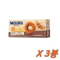 미주라 통밀도너츠230g x 3봉, 230g, 3개