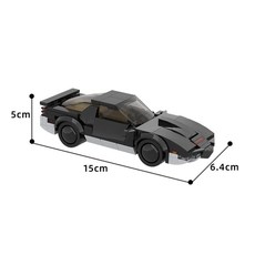 중국레고테크닉 호환블럭 Buildmoc TV 기술 자동차 기사 라이더 KITT KARR 폰티악-파이어 버드 크리 에이, 01 C7226 203PCS