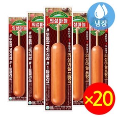 롯데햄 의성마늘 프랑크 소시지 70g*20개입, 70g, 20개
