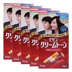 비겐 크림톤 염모제 60g, 7G 자연 흑갈색, 5개