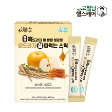 고철남헬스케어 발효 흑도라지 배 쌍화 생강청 배도라지 청 짜먹는 실속형 스틱, 10ml, 100개