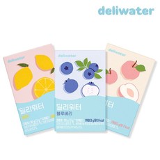 [딜리워터] 0칼로리 비타민워터 3박스, 블루베리, 블루베리, 청포도