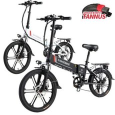 SAMEBIKE 전기자전거 볼트론맥스V21 48V350W, 군자바로픽업, 볼트론맥스V21 화이트, 10.4AH배터리