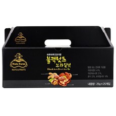 넛츠팜 블랙넛츠 브라질넛, 25g, 25개입