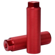 2PCS 산악 자전거를위한 2pcs 자전거 페그 3/8에서 후면 스턴트 7 색 옵션, 빨간색