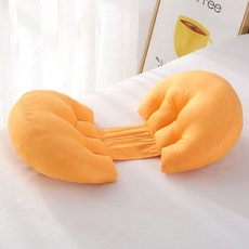 임산부 바디필로우 U자베개 옆으로자는베개 패션 캔디 컬러 수면 임신 허리 쿠션 u 자형, 색상 4