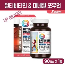 멀티 비타민 미네랄 포맨 포우먼 남성 여성 종합 영양제 복합 비타민 A D E C B군 비오틴 아연 판토텐산 철분 20대 30대 40대 50대 실버 남자 여자 청소년 성인 비타민제, 1Ea, 종합 비타민&미네랄 포우먼