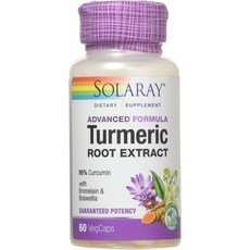 [미국 직구] 솔라레이 투메릭 루트 익스트렉트 200mg 퍼플탑 최상급 그레이드 60베지캡슐 1Pack, 수량, 상세참조