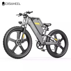 COSWHEEL T26 26인치 전기자전거 750W 25ah 리튬배터리 팻바이크, 25ah(100km)