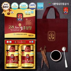 대한홍삼진흥공사 고려천년의빛 홍삼정 + 쇼핑백, 250g, 6개입
