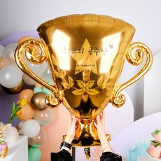 오구오구 골드 왕트로피 풍선 - Gold trophy balloon