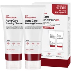 닥터방기원 아크네 케어 포밍 클렌저, 2개, 200ml