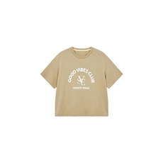 [보브(VOV)] [보브]로고 프린트 백 배색 티셔츠 7152340001
