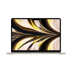 Apple 2022 맥북 에어, 스타라이트, M2 8코어, GPU 8코어, 512GB, 8GB, 30W, 한글