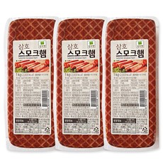 삼호 스모크햄 1kg, 3개