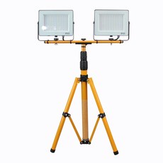 심플전기 LED 140W 투광기 트윈 스탠드 작업등 주광색, 1개