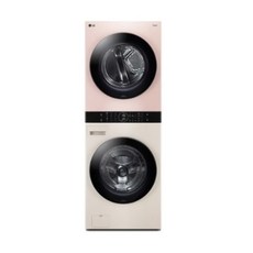 LG전자 오브제 컬렉션 워시타워 세탁 24kg 건조기 16kg 방문설치, W16EP, 네이처 핑크 + 네이처 베이지