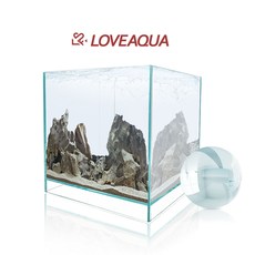 사랑아쿠아 올디아망 공중부양15HQ 하이큐브 15x15x25cm 5T 베타 구피 미니어항