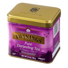 트와이닝 TWININGS 홍차/허브티 다즐링 틴, 100g, 11개